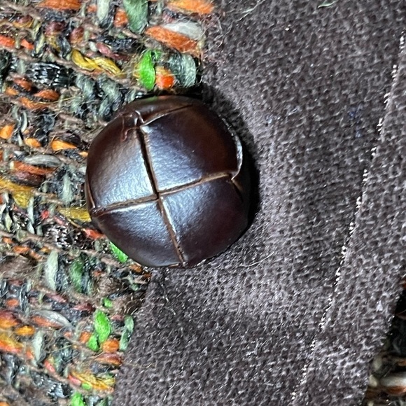 TALBOTS Jacket Women’s Sz‎ 10 Petite Brown Tweed Short Blazer - Picture 9 of 12